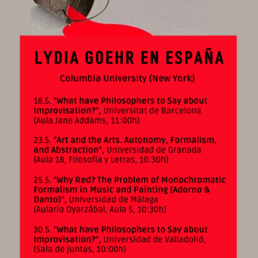Conferencias de Lydia Goehr